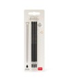 Refill Penna Gel Cancellabile Legami Nero – Confezione da 3