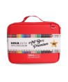 Valigetta Art Box tintaUNITA 144 pezzi – ROSSA