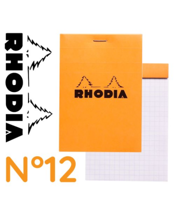 Blocco Rhodia ORANGE n°12...