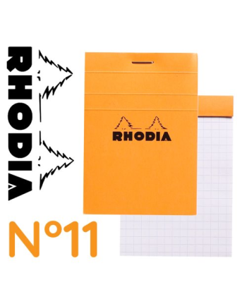 Blocco Rhodia ORANGE n°11...