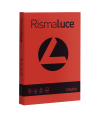 Carta Rismaluce A4 200gr 50Fogli ROSSO