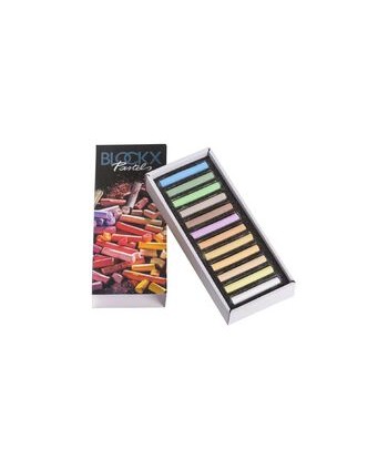Pastelli morbidi Blockx  – set 12 colori chiari